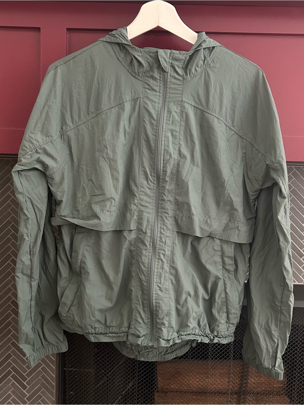 lululemon athletica Lightweight Hooded Bomber Jacket - Olive